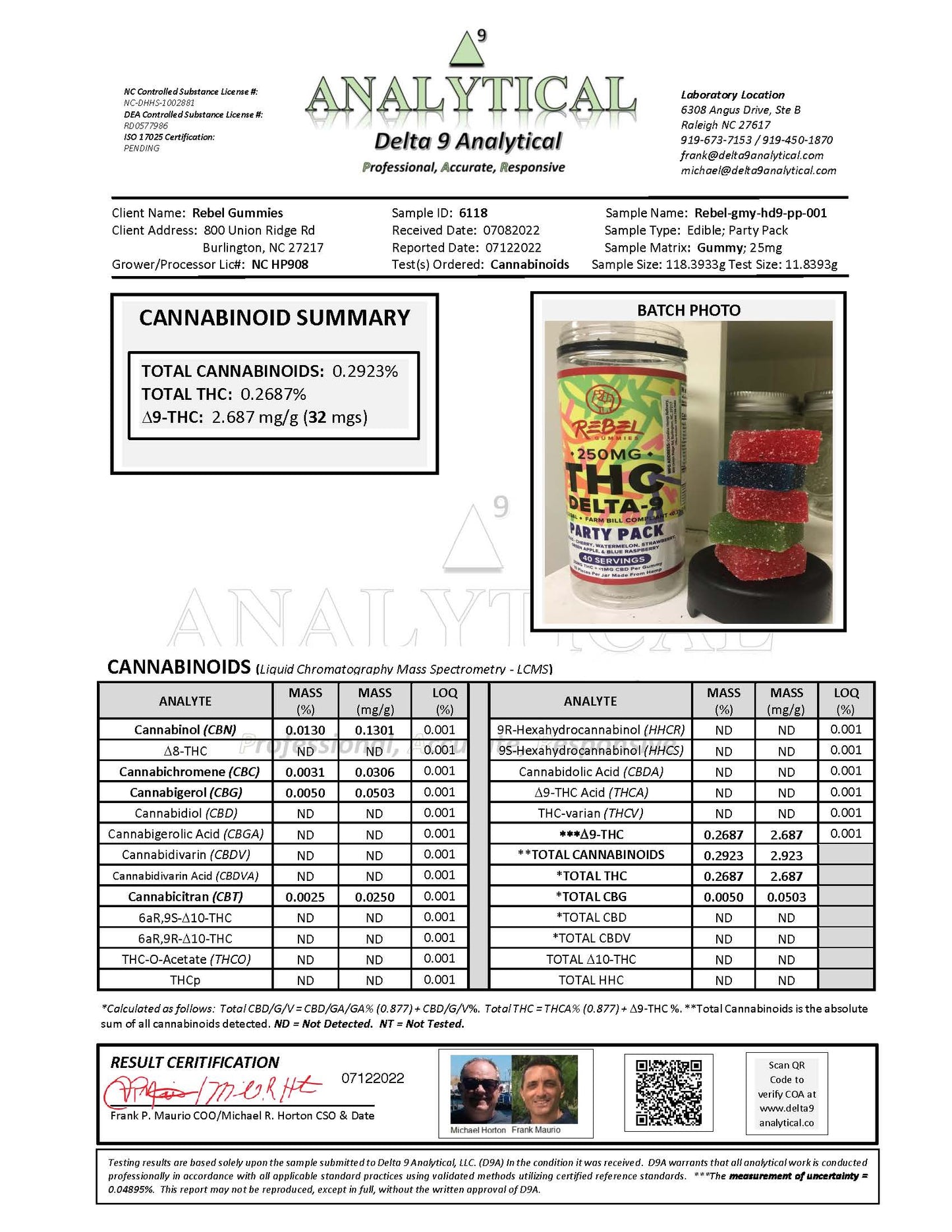 D9 Rebel THC Gummy Cubes - 40 Serving Jar - Farm2fire